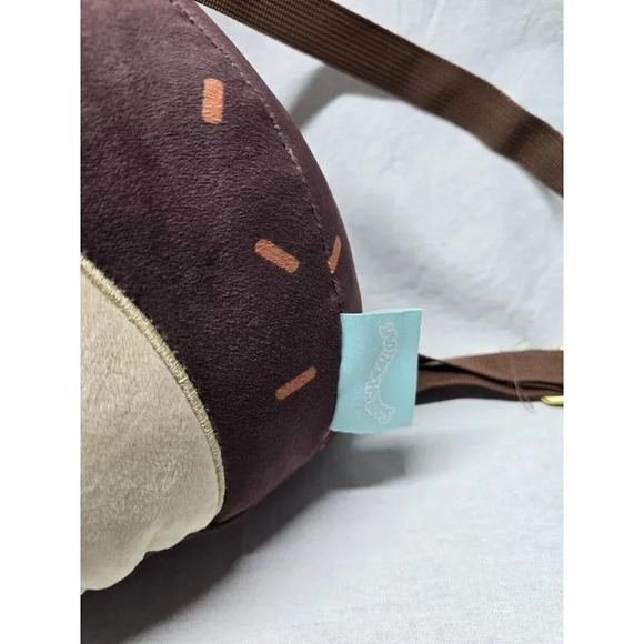 Squishmallows Hans Hedgehog Unisex 10" Plush Mini Backpack, Brown - Picture 3 of 10